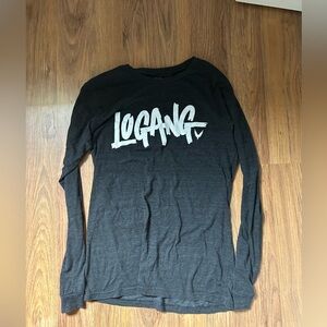 💥5 for $15 Black Long Sleeve Graphic Tee / Maverick By Logan Paul